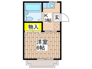 パナハイツ野田の物件間取画像